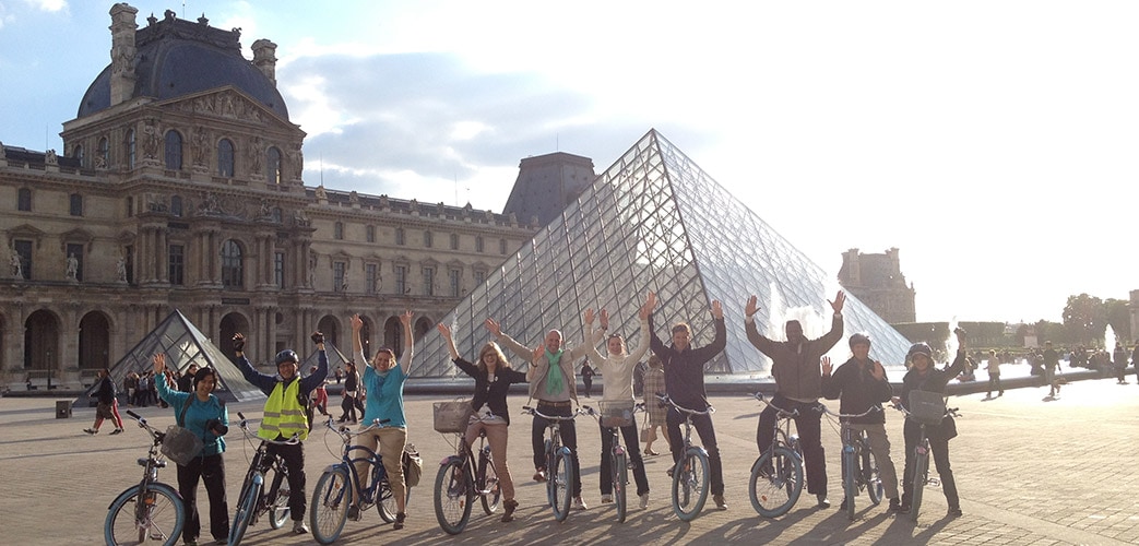 blue fox travel paris bike tour