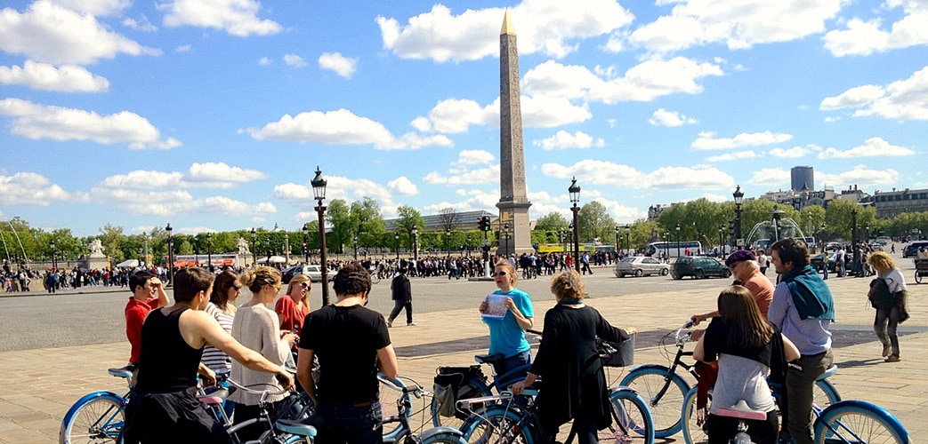 blue fox travel paris bike tour