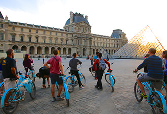 tour to normandy from paris Paris Night Bike + Boat Tour