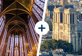 tour to normandy from paris Sainte-Chapelle and Towers of Notre-Dame