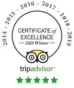 TripAdvisor Certificate of Excellence