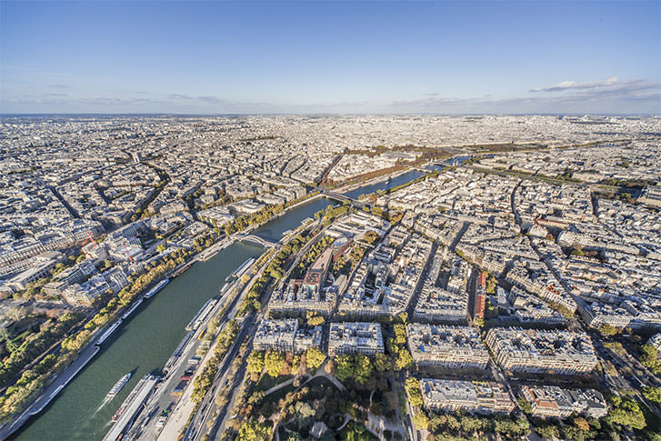 Breathtaking views over Paris